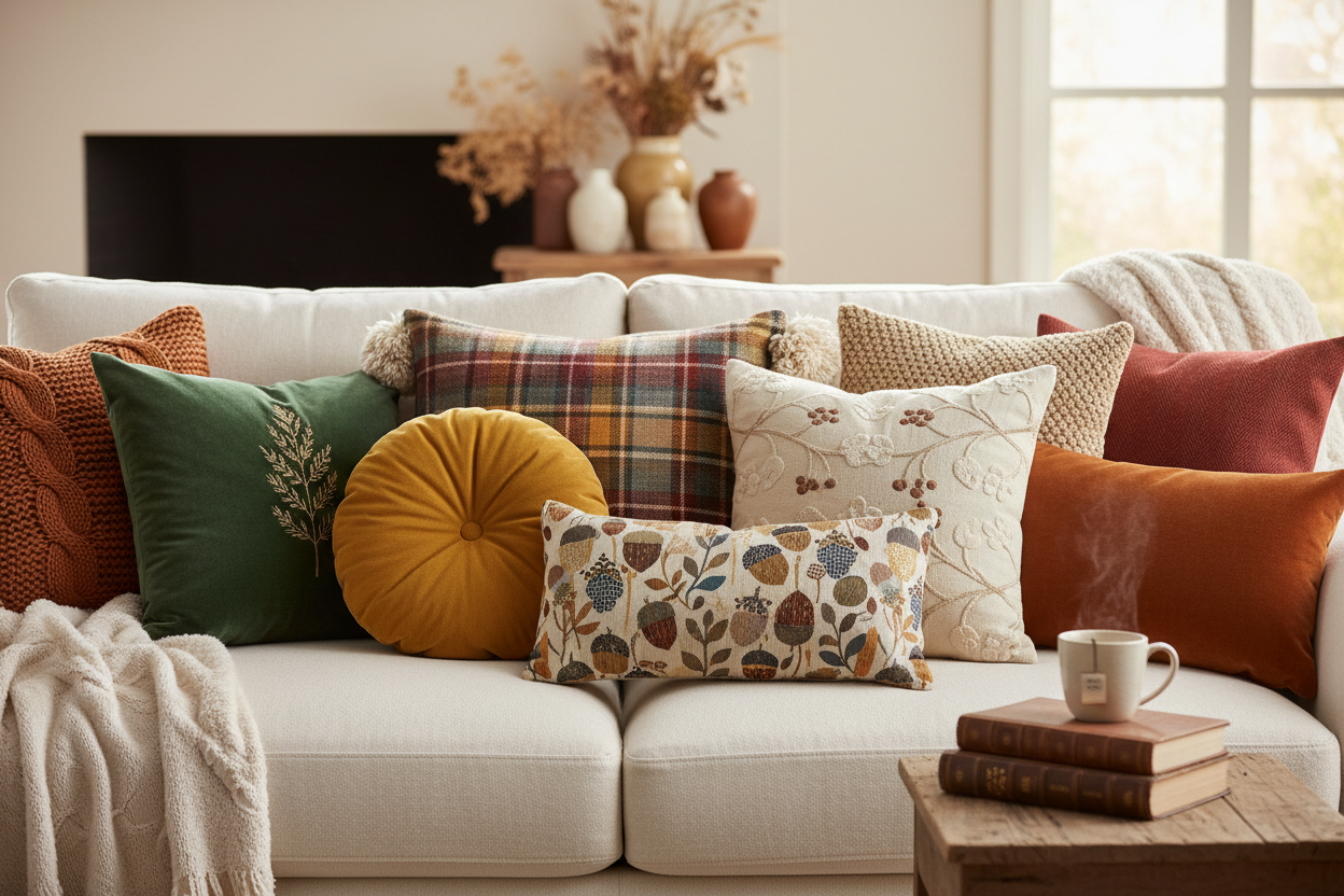 Seasonal Pillows Collection Banner