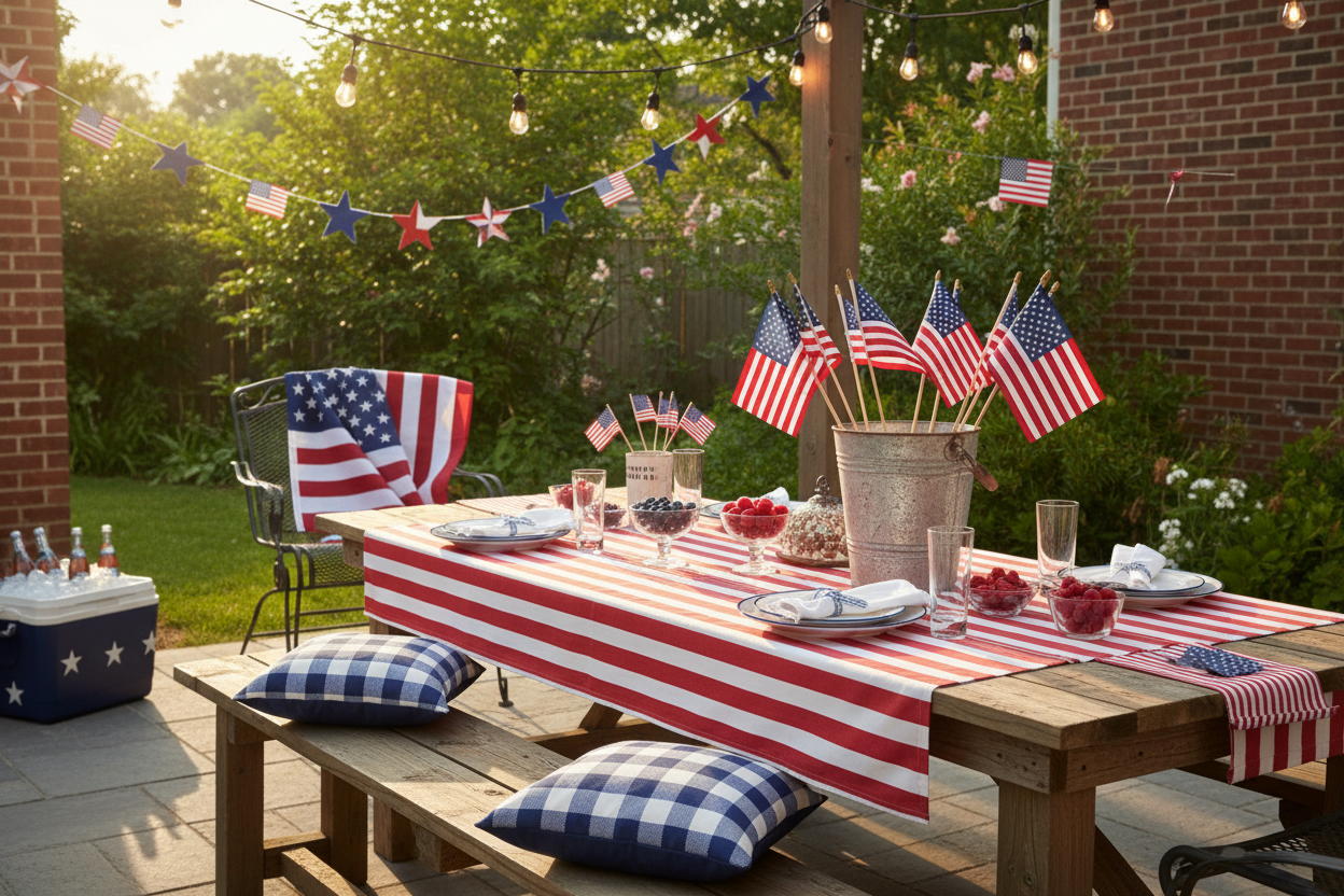 Fourth of July Decor Collection Banner