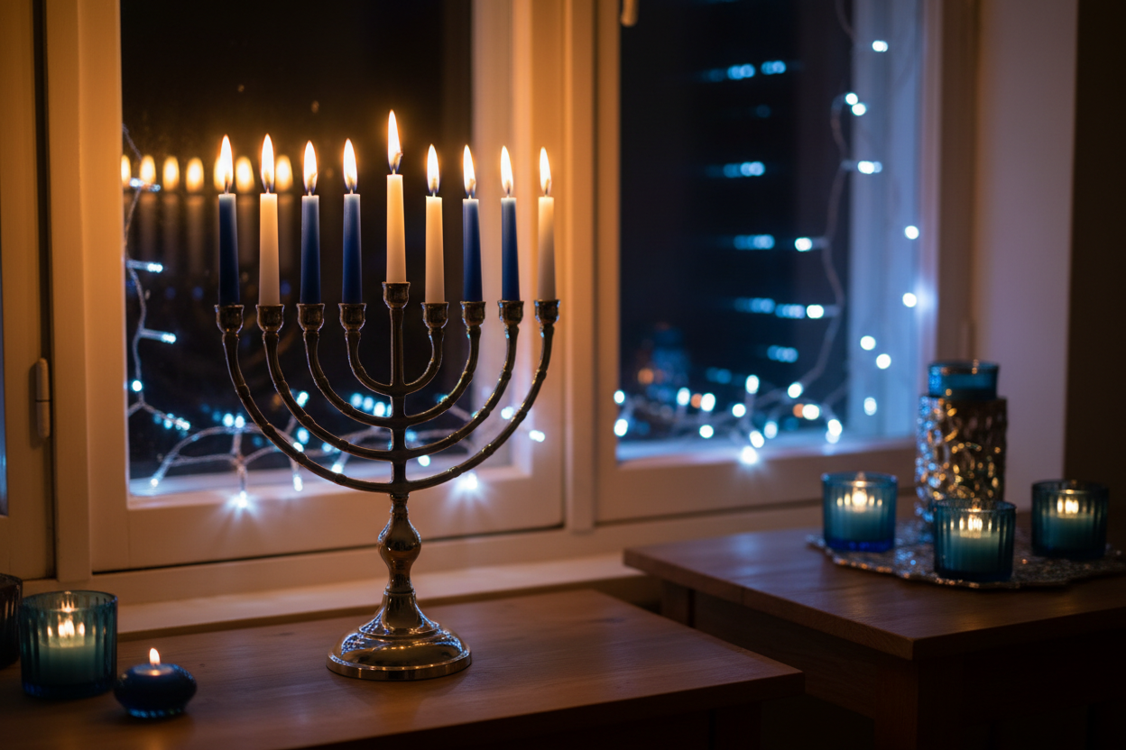Hanukkah Lighting & Candles