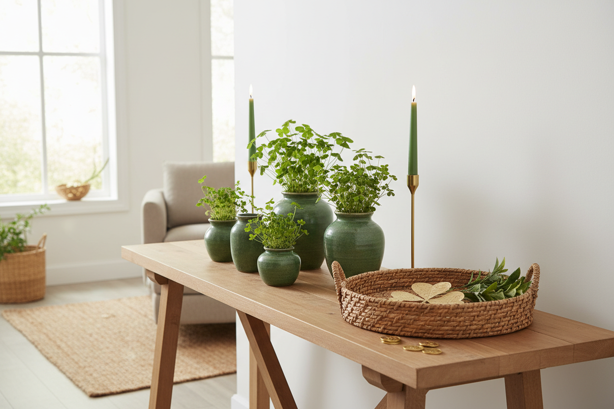 St. Patrick's Day Tabletop & Mantel Decor