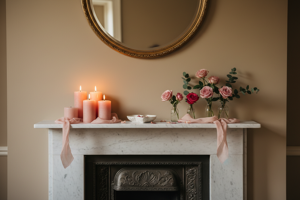 Valentine's Day Tabletop & Mantel Decor