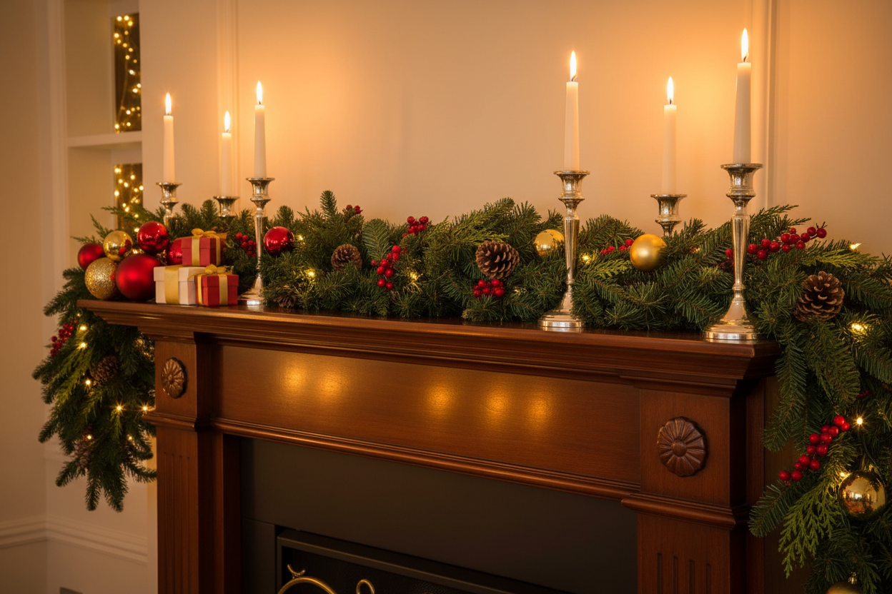 Christmas Tabletop & Mantel Decor