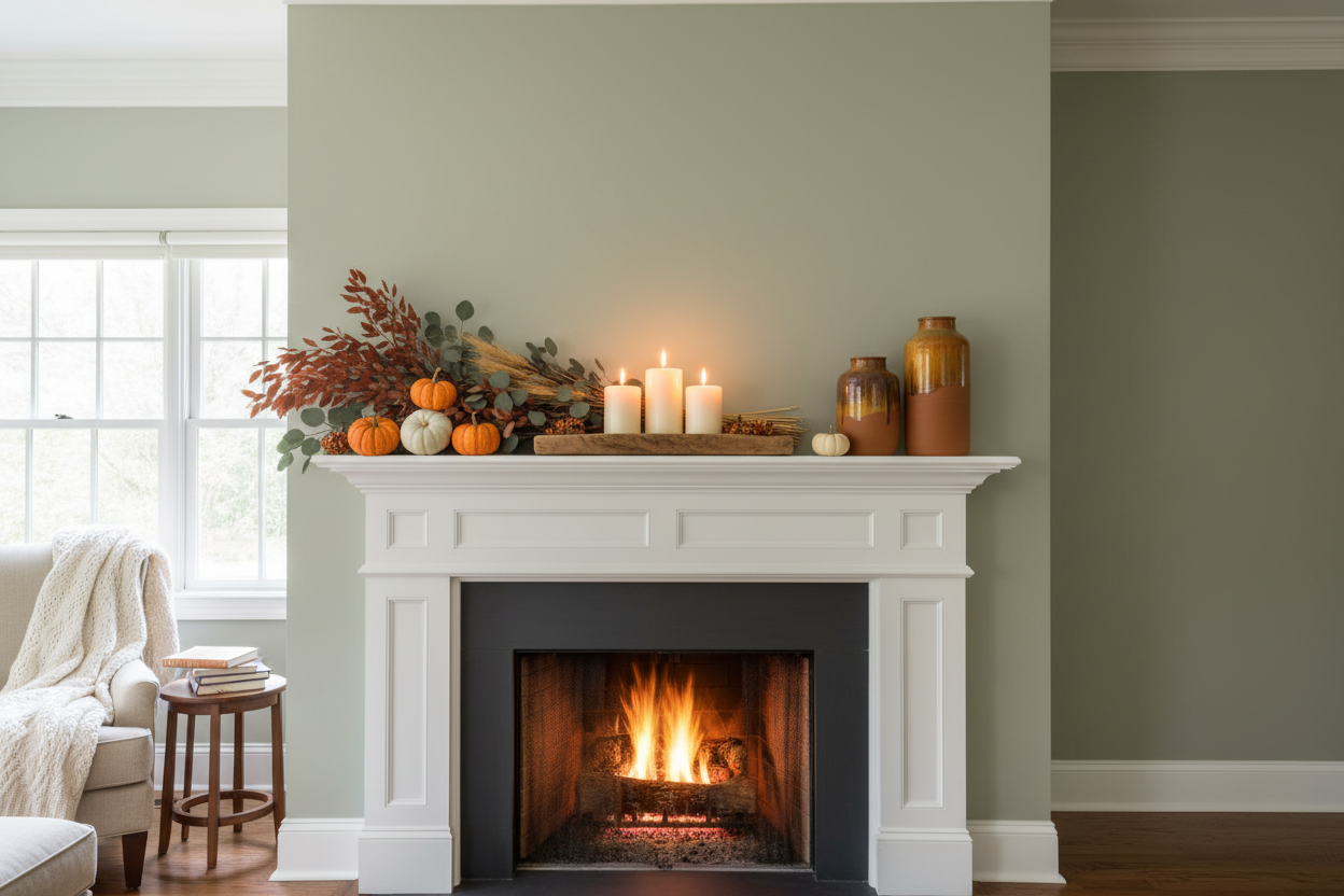 Fall Tabletop & Mantel Decor
