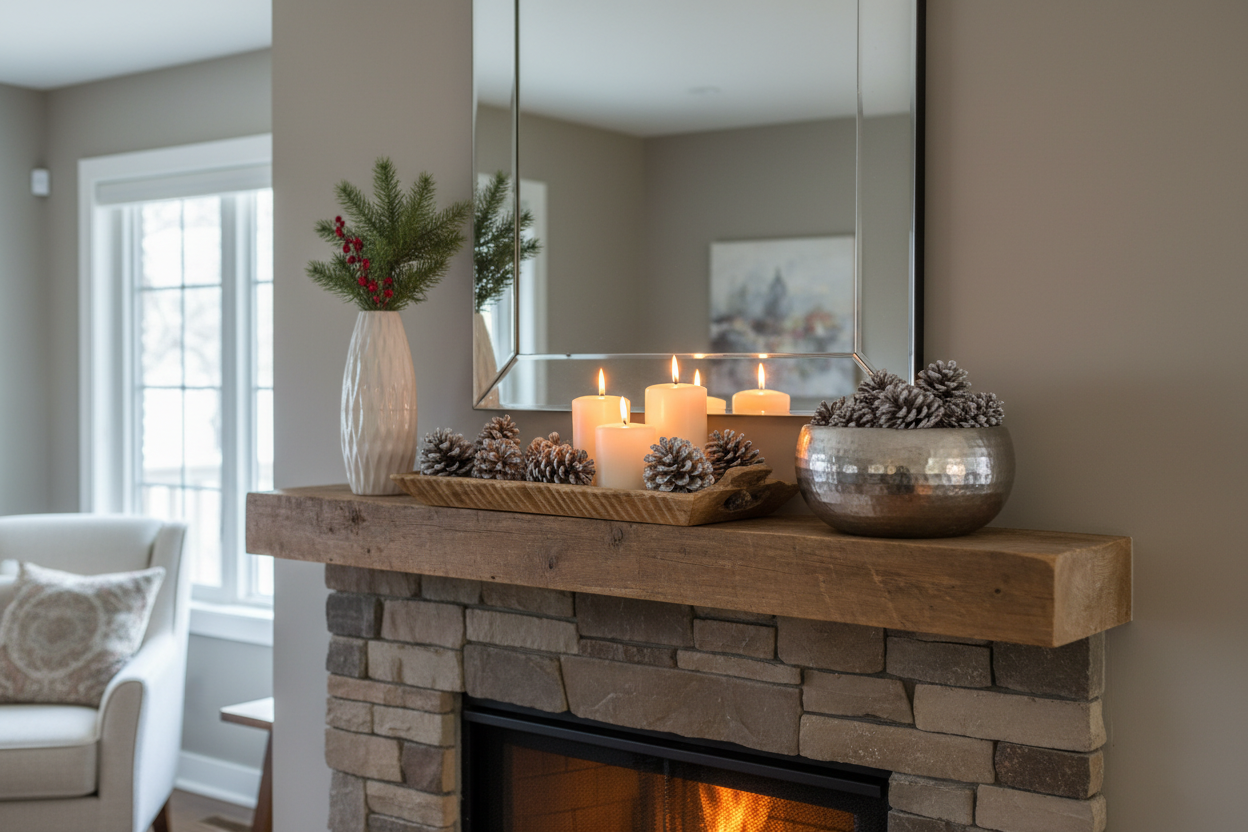 Winter Tabletop & Mantel Decor