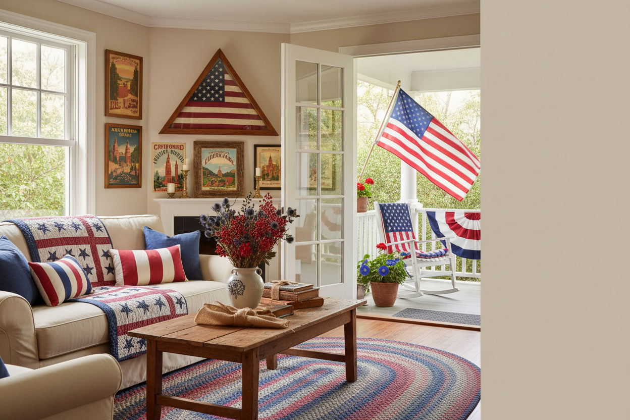 Patriotic Decor Collection Banner