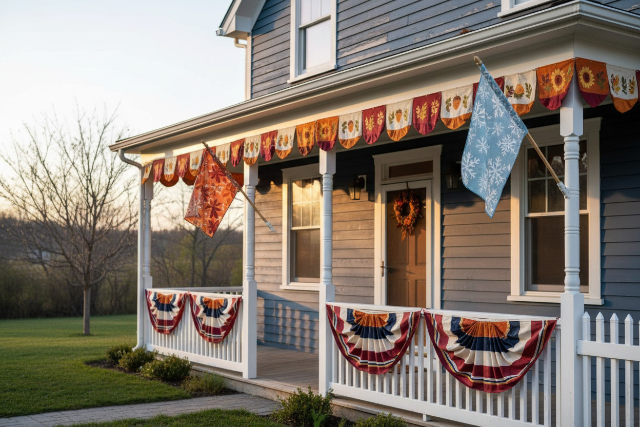Seasonal Flags & Bunting Collection Banner