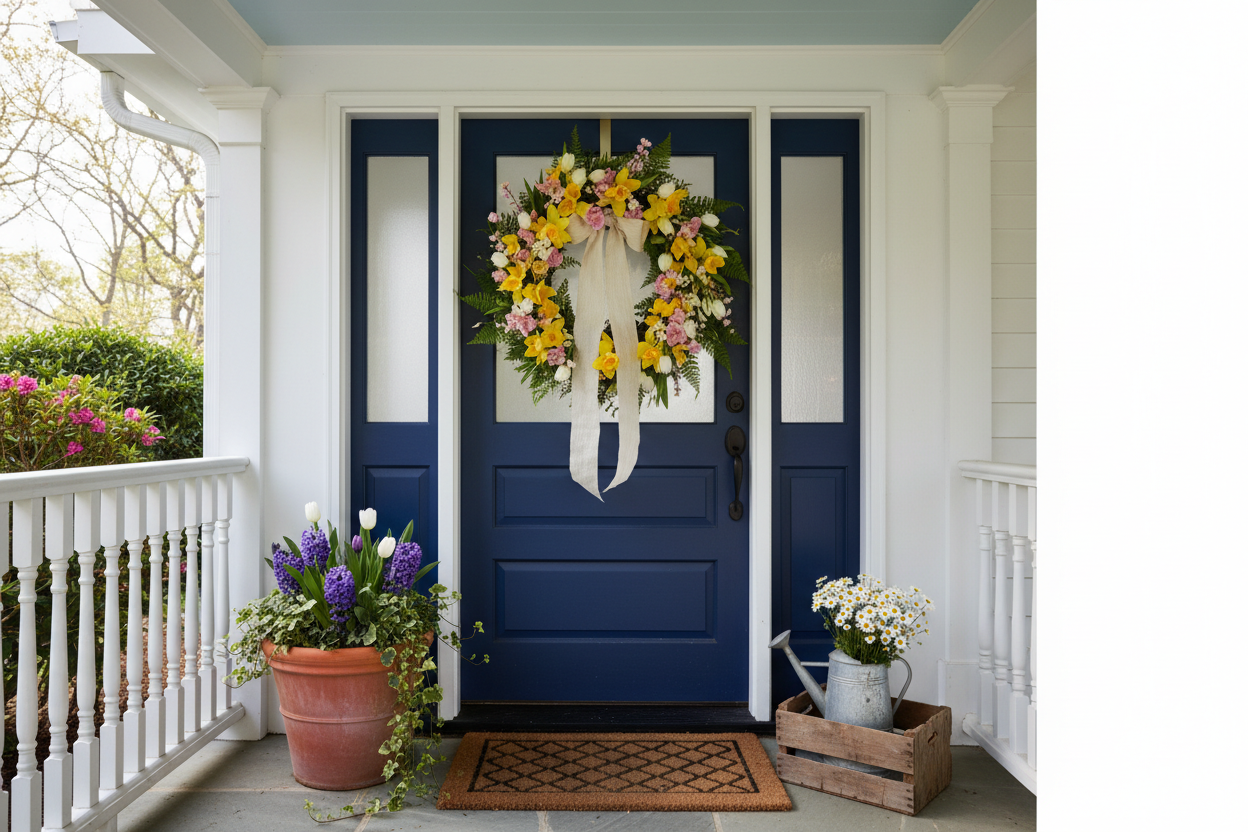 Spring Door & Entryway Decor — Regenerated