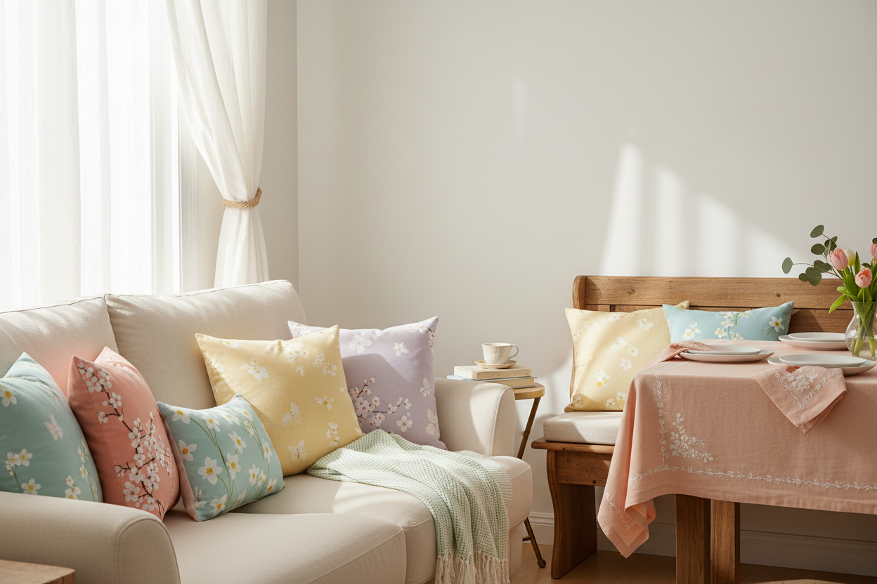 Spring Textiles Collection Banner
