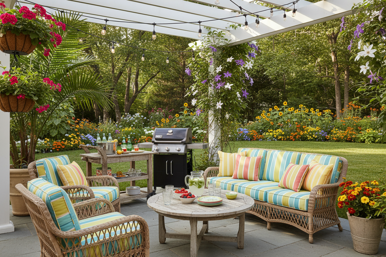 Summer Outdoor & Yard Decor Collection Banner