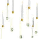 LED Candle Christmas Tree Ornament Set