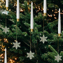 LED Candle Christmas Tree Ornament Set - detail view 3