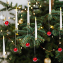 LED Candle Christmas Tree Ornament Set - detail view 5
