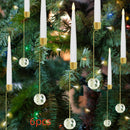 LED Candle Christmas Tree Ornament Set - detail view 6