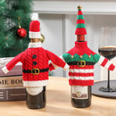 Christmas Wine Bottle Cover - detail view 2