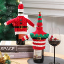 Christmas Wine Bottle Cover - detail view 5