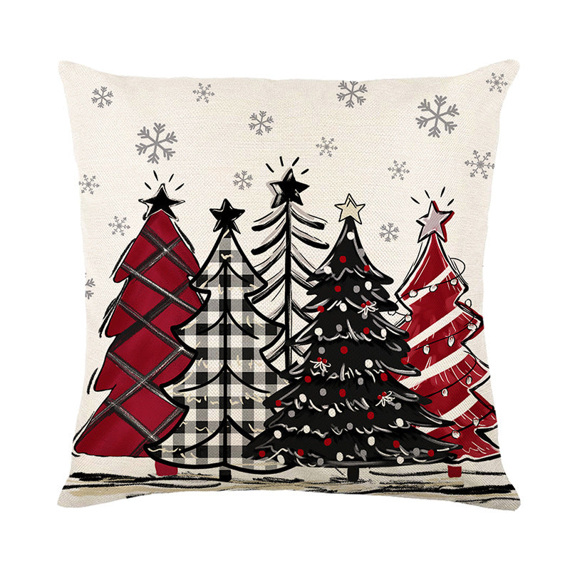Christmas Printed Pillow Cover - detail view 4