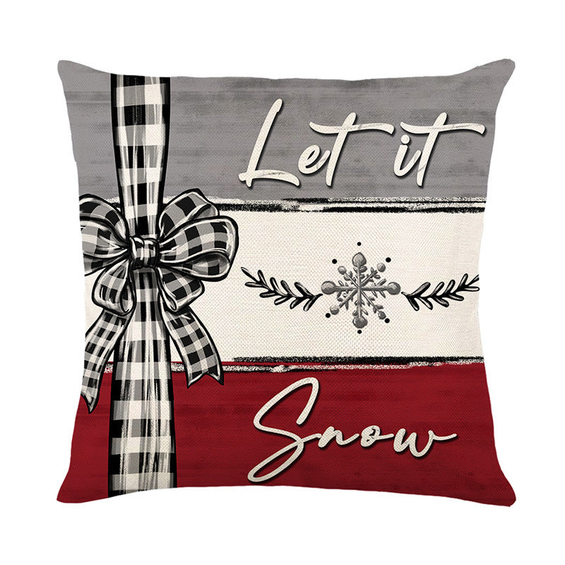 Christmas Printed Pillow Cover - detail view 6