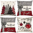 Christmas Printed Pillow Cover - detail view 3
