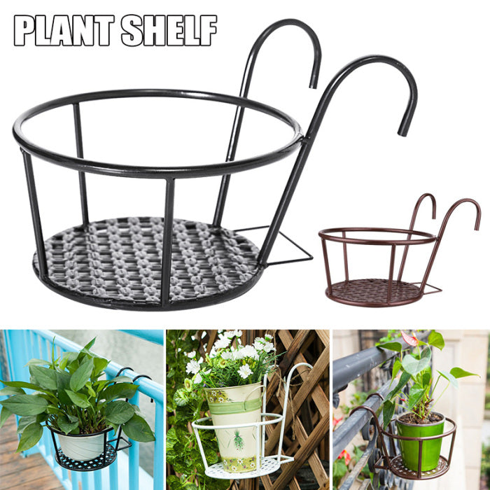 Metal Plant Pot with Stand - detail view 4