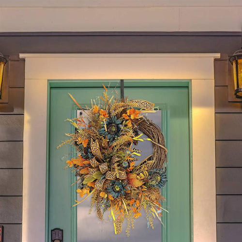 Sunflower Fall Wreath - detail view 2