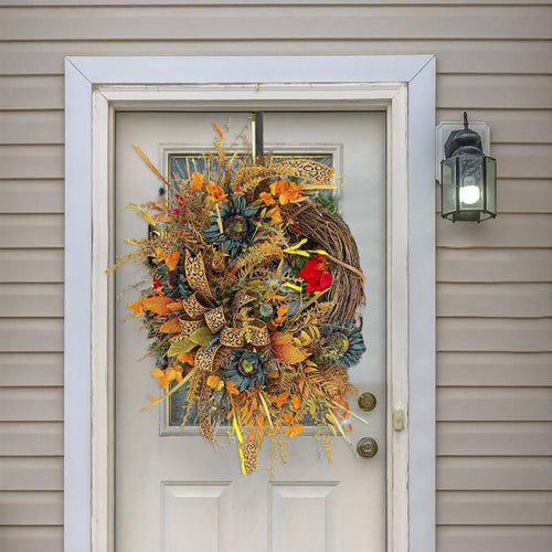 Sunflower Fall Wreath - detail view 3