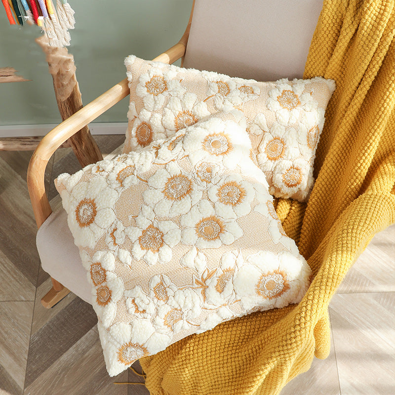 Vintage Sunflower Pillow Cover