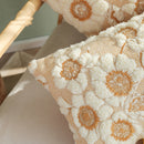 Vintage Sunflower Pillow Cover - detail view 4