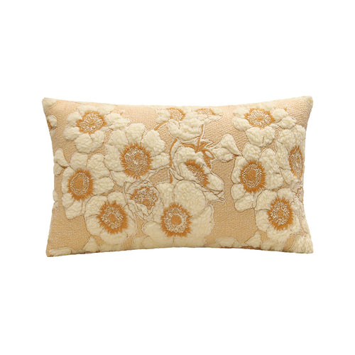 Vintage Sunflower Pillow Cover - detail view 3