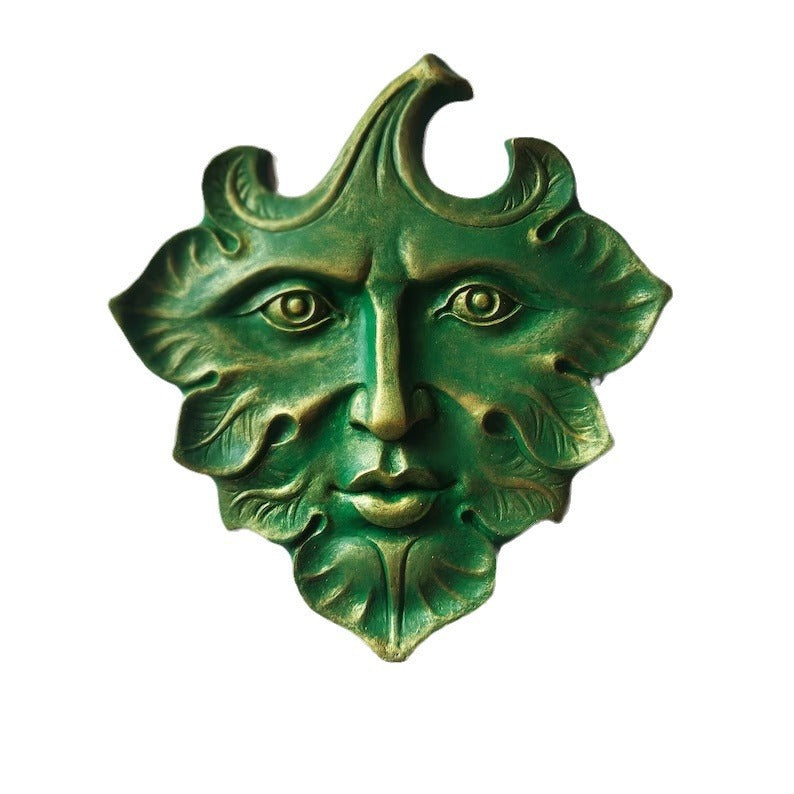 Leaf Face Wall Sculpture