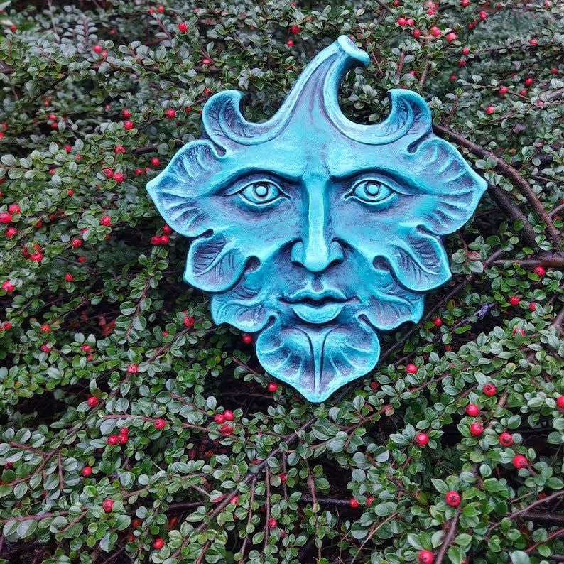 Leaf Face Wall Sculpture