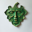 Leaf Face Wall Sculpture - detail view 4