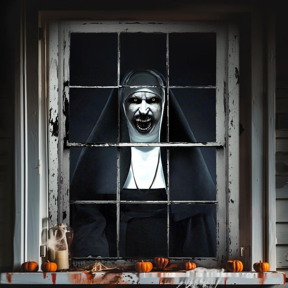 Halloween Horror Window Backdrop