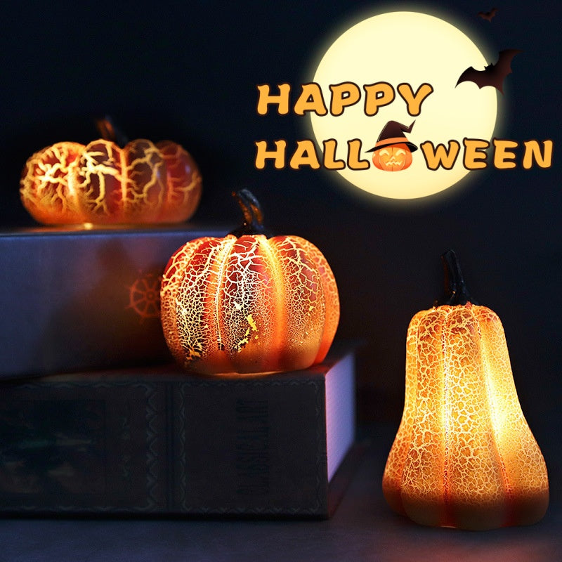 LED Pumpkin Candle Lantern