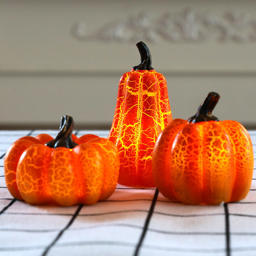 LED Pumpkin Candle Lantern - detail view 5