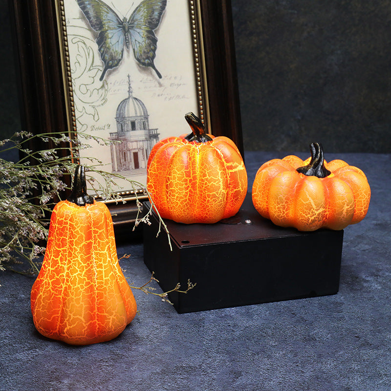 LED Pumpkin Candle Lantern - detail view 6