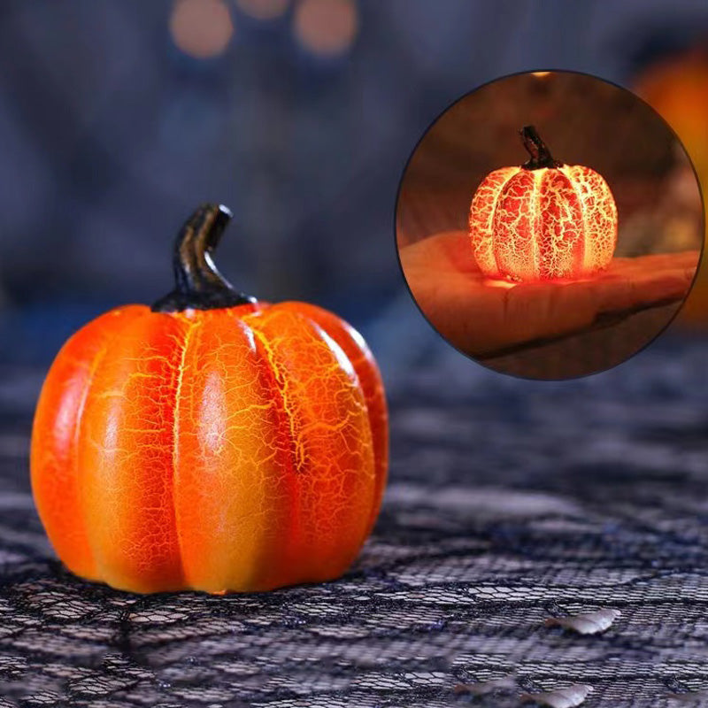 LED Pumpkin Candle Lantern - detail view 9