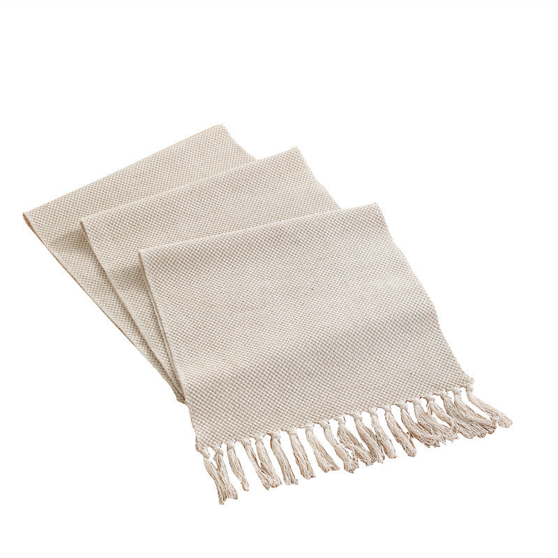 Woven Cotton Table Runner