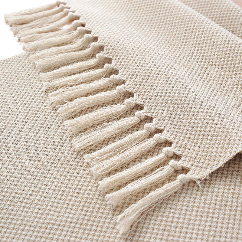 Woven Cotton Table Runner - detail view 3