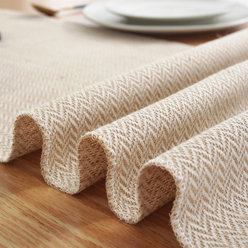 Woven Cotton Table Runner - detail view 4