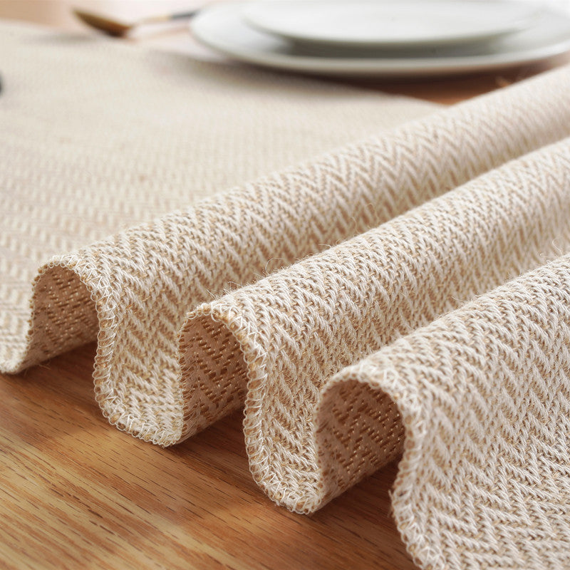 Woven Cotton Table Runner - detail view 4