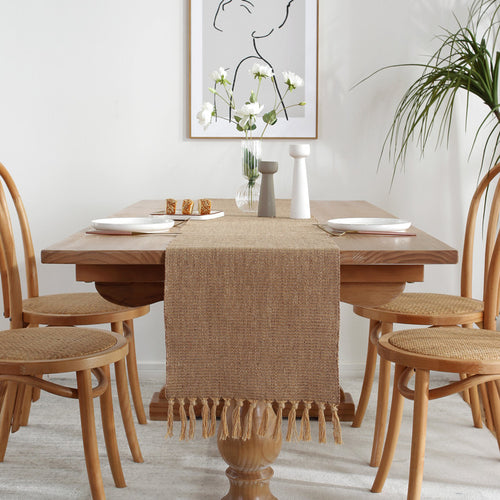 Woven Cotton Table Runner - detail view 7