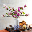 Artificial Magnolia Flower Stems - detail view 2