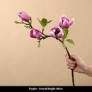 Artificial Magnolia Flower Stems - detail view 8