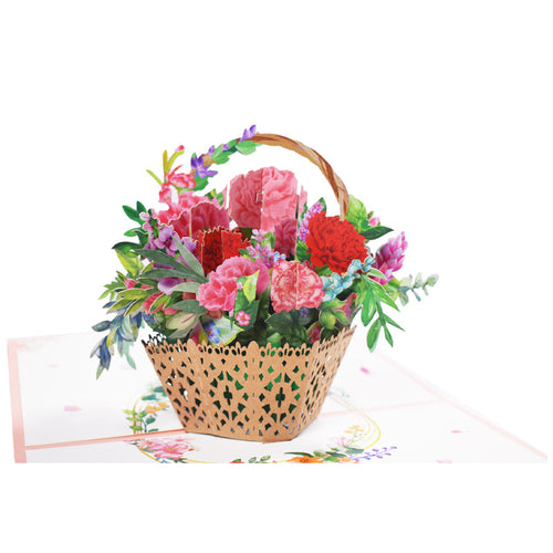 Mother's Day 3D Pop-Up Floral Card - detail view 9