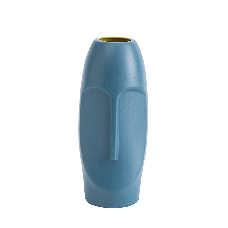 Lightweight Glazed-Look Decorative Vase