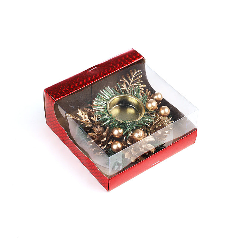 Christmas Botanical Candle Holder