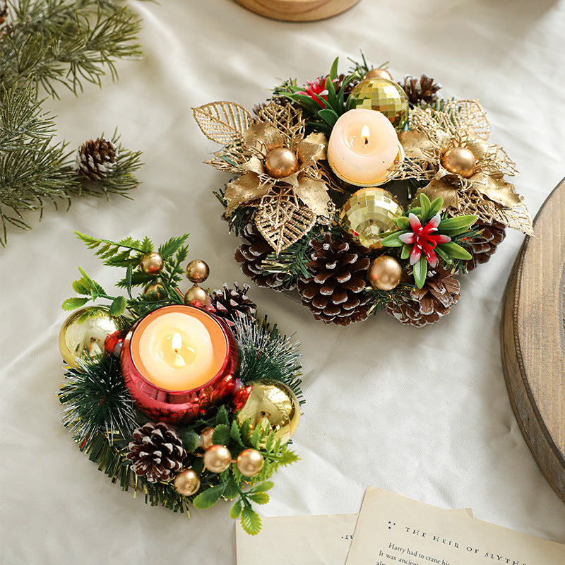 Christmas Botanical Candle Holder - detail view 4