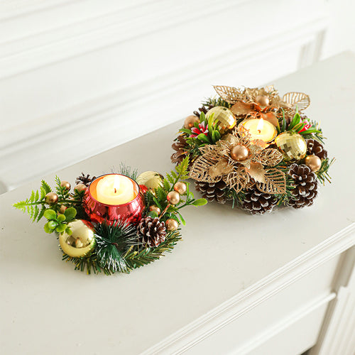 Christmas Botanical Candle Holder - detail view 5
