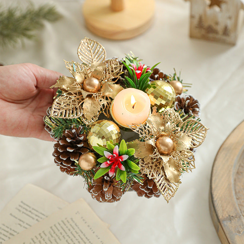 Christmas Botanical Candle Holder - detail view 6
