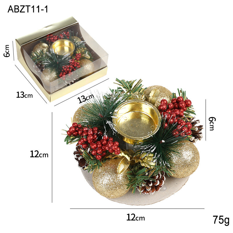 Christmas Botanical Candle Holder - detail view 7